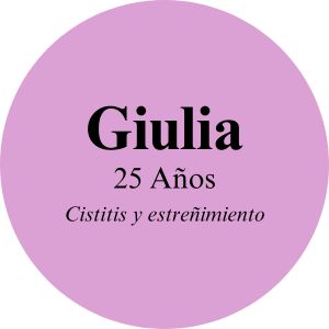 Testimonio de Giulia - Cistitis y estreñimiento