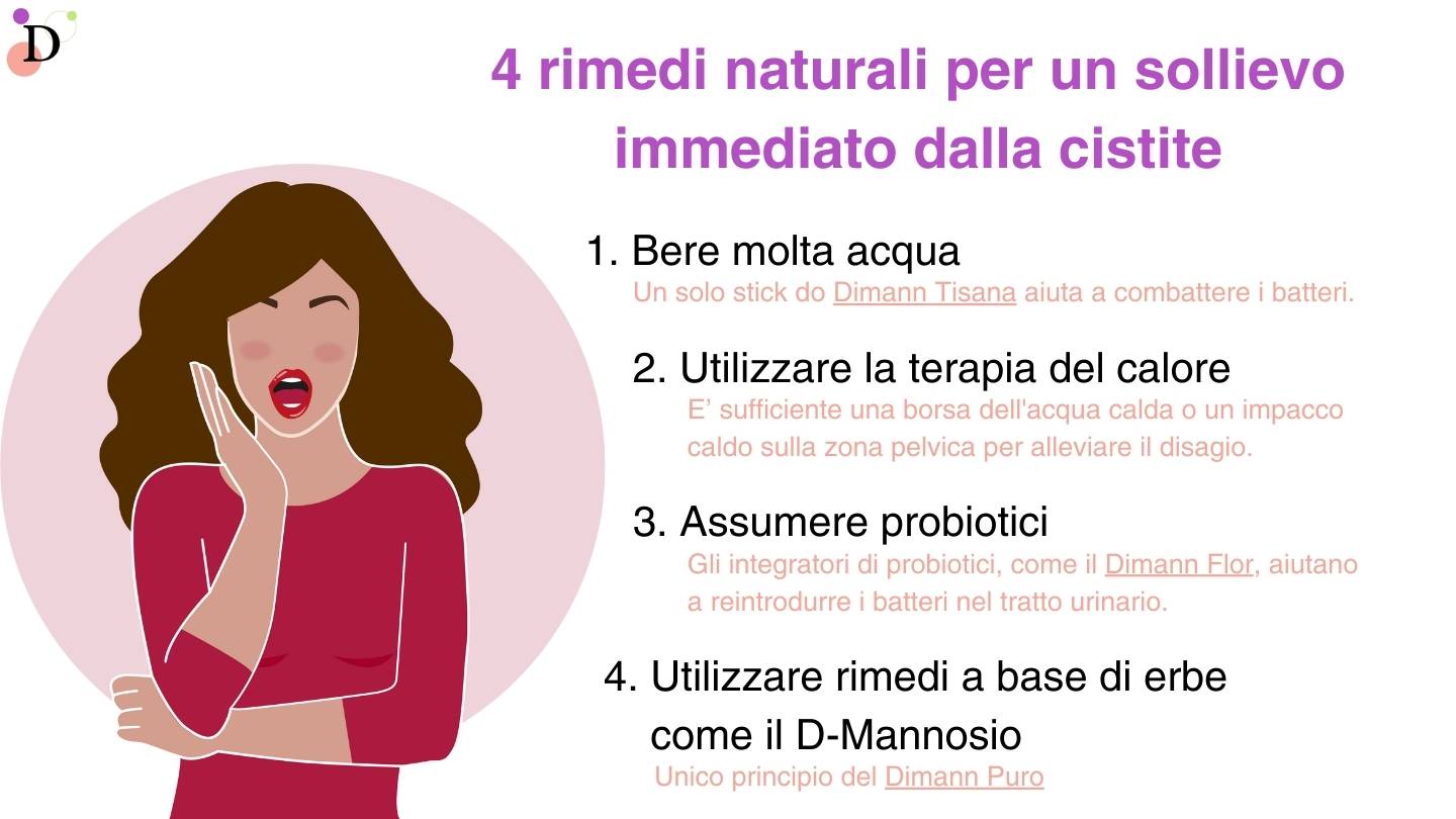 4 rimedi naturali per un sollievo immediato dalla cistite | Dimann